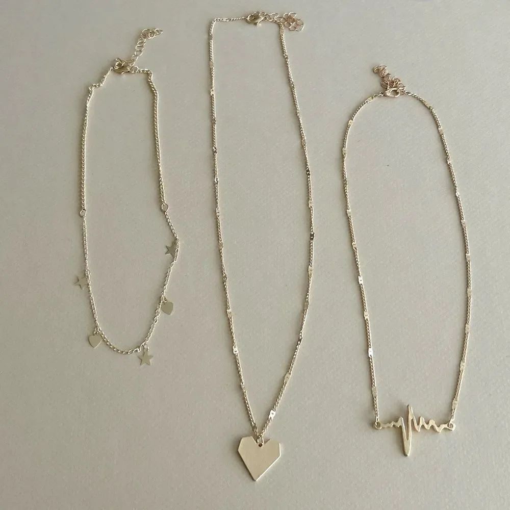 Layered Necklace Set #2015 - Picture 3 of 7